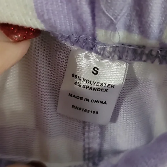 Purple Checkered Men's Shorts - Picture 4 of 8